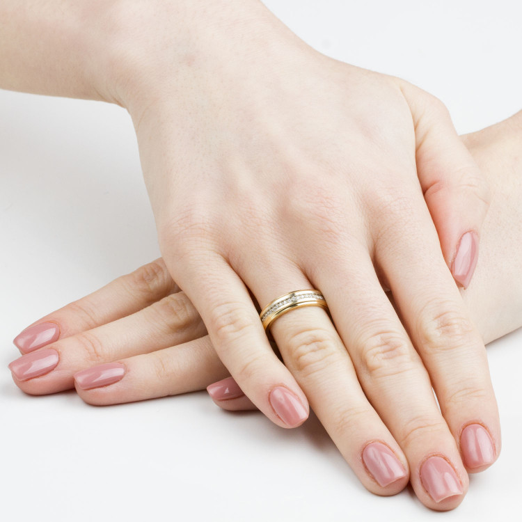 Obrączki ślubne z różowego złota 5mm