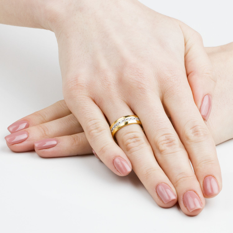 Obrączki ślubne z białego złota 6mm