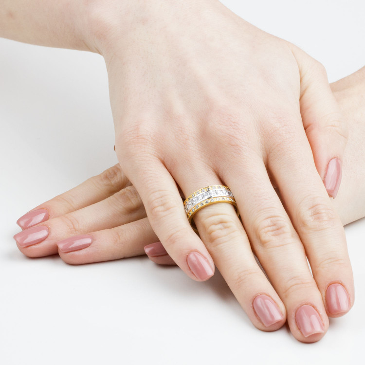 Obrączki ślubne z białego złota 7.5mm