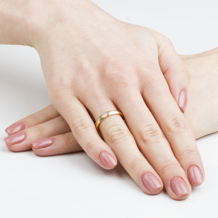 Obrączki ślubne z różowego złota 3.5mm