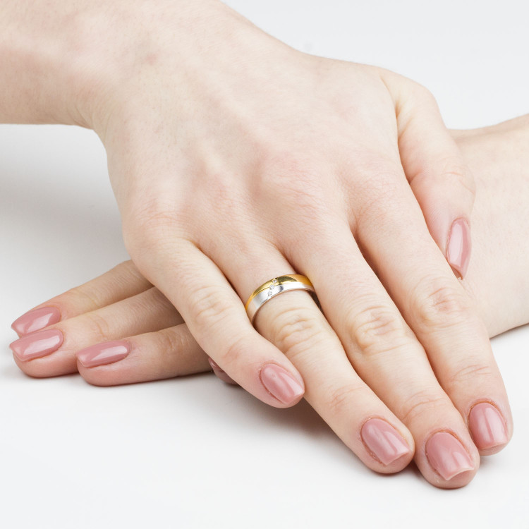 Obrączki ślubne z różowego złota 5mm