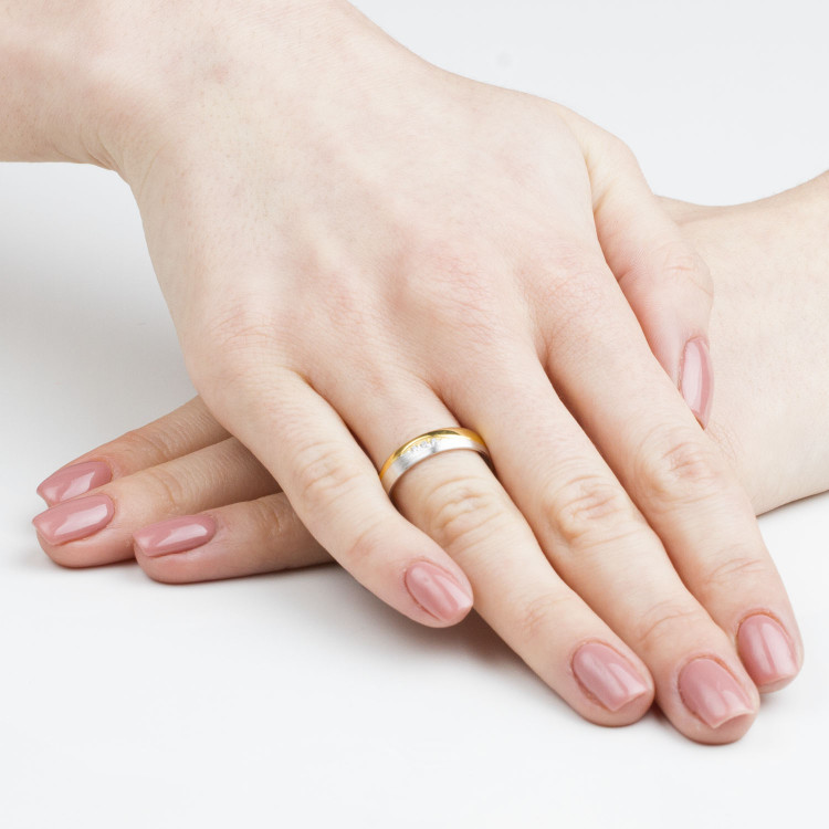 Obrączki ślubne z żółtego złota 4.5mm