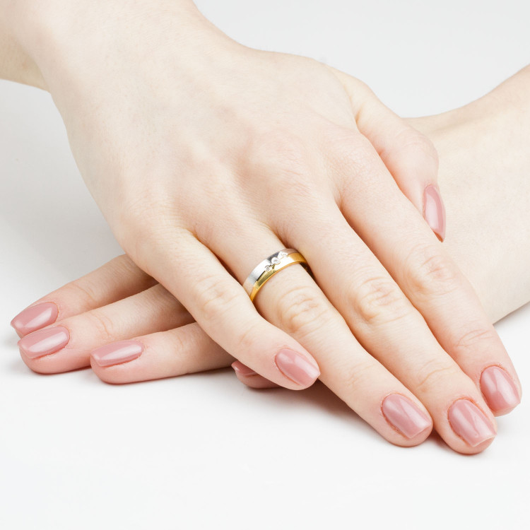 Obrączki ślubne z żółtego złota 5mm