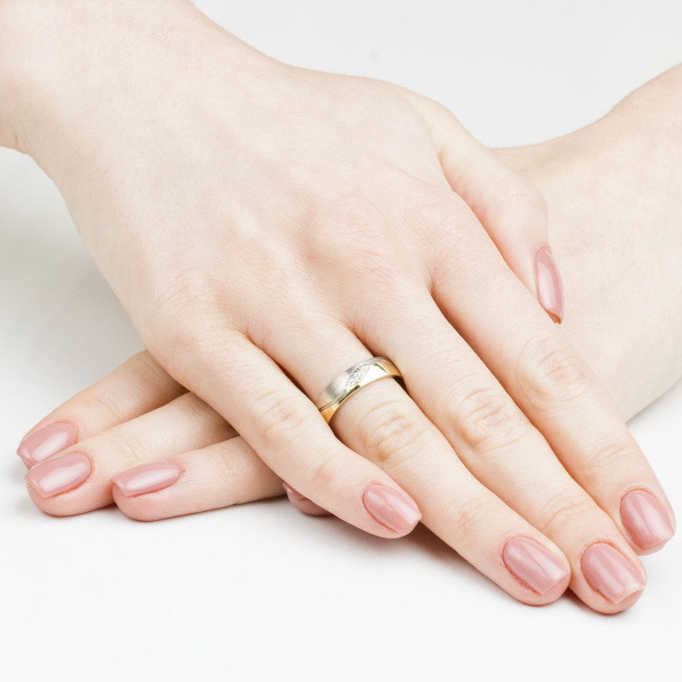 Obrączki ślubne z żółtego złota 5mm