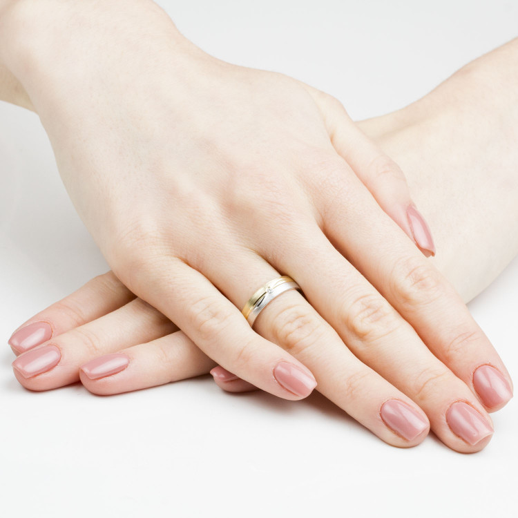 Obrączki ślubne z żółtego złota 5mm