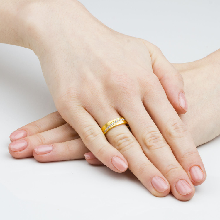 Obrączki ślubne z białego złota 5mm płaskie