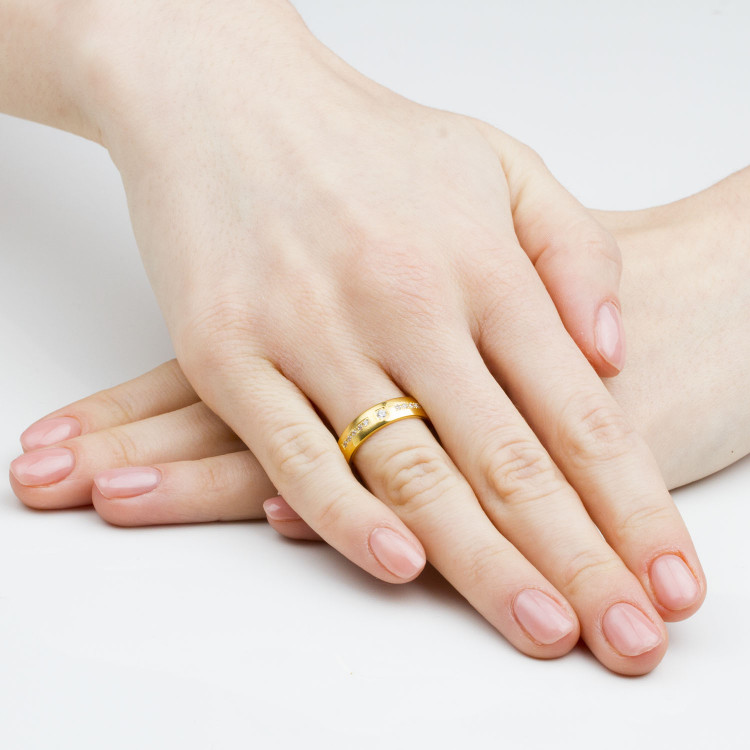 Obrączki ślubne z różówego złota 5mm