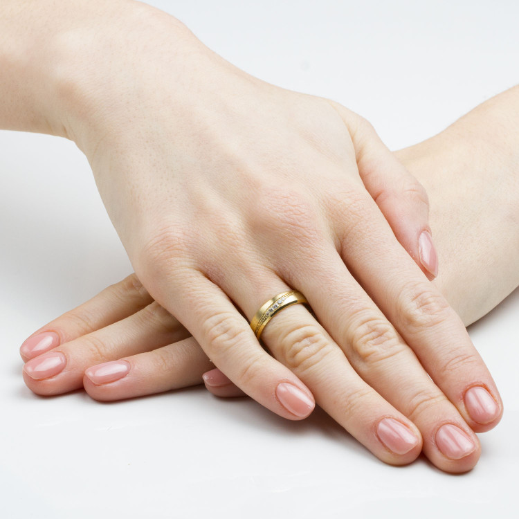 Obrączki ślubne z żółtego złota 5mm