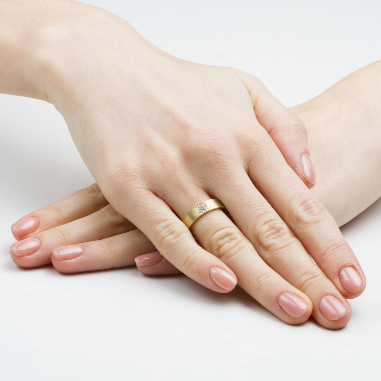 Obrączki ślubne z żółtego złota 5mm