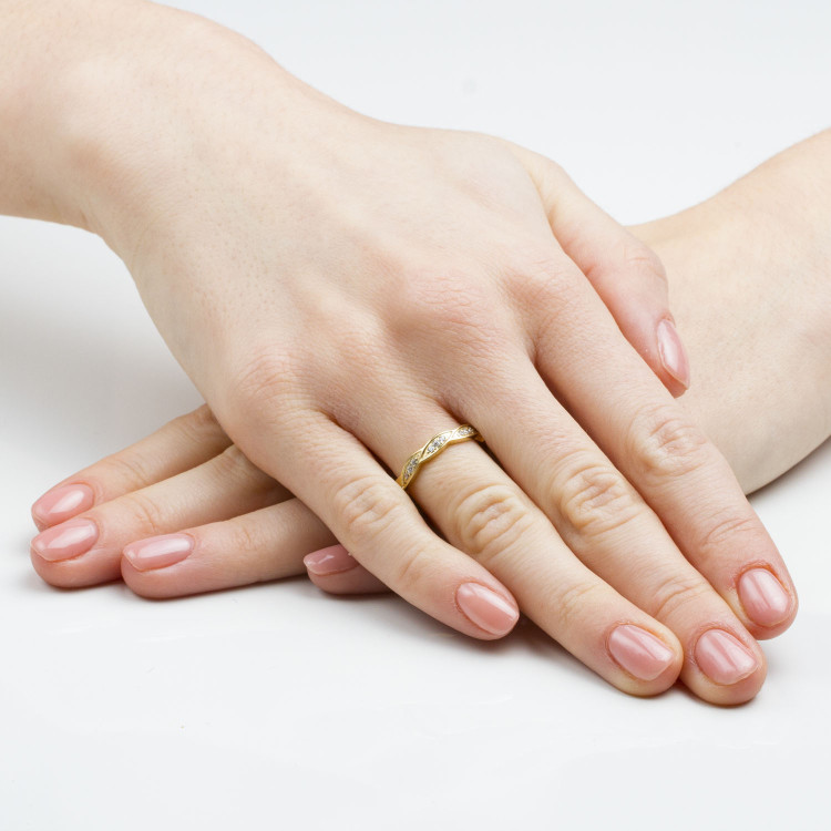 Obrączki ślubne z białego złota 3.5mm