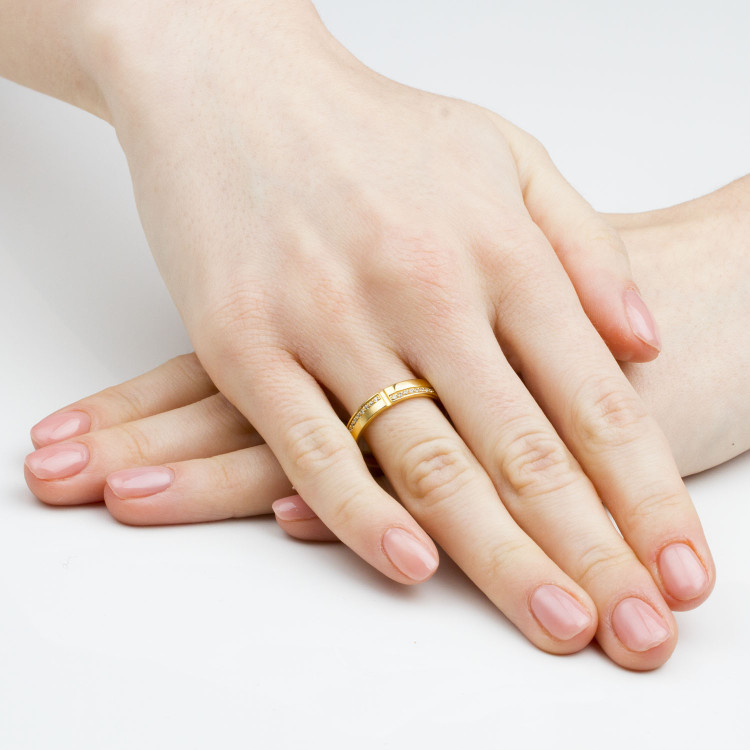 Obrączki ślubne z żółtego złota 5mm