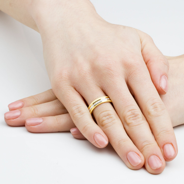 Obrączki ślubne z żółtego złota 5.5mm