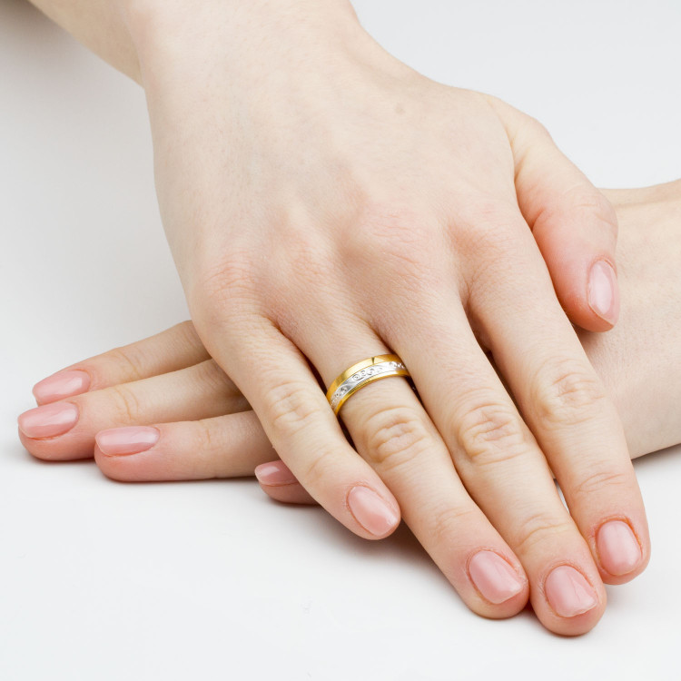 Obrączki ślubne z żółtego złota 5.5mm