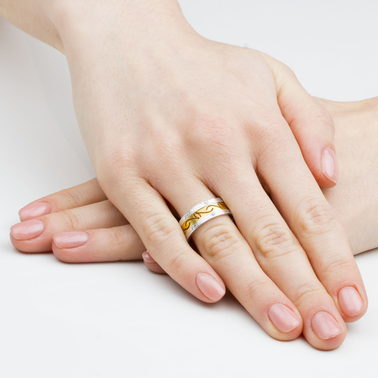 Obrączki ślubne z różowego złota 7.5mm