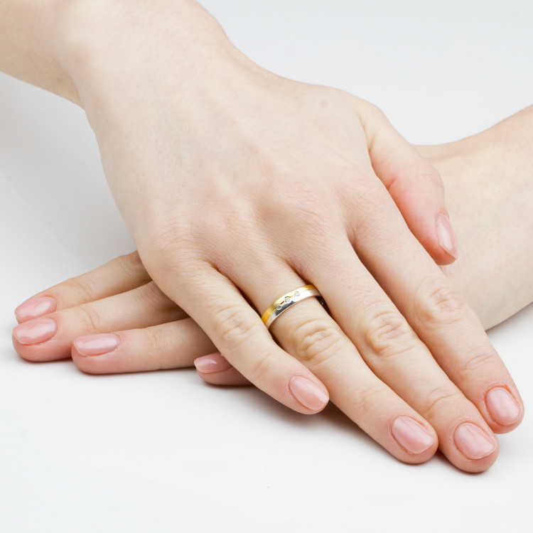 Obrączki ślubne z żółtego złota 4mm