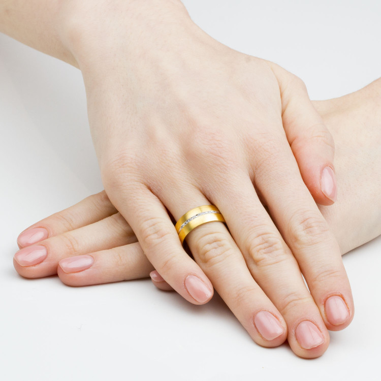 Obrączki ślubne z różowego złota 8mm