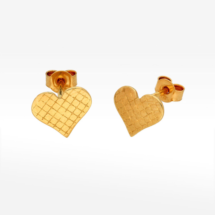 Kolczyki ze złota serca