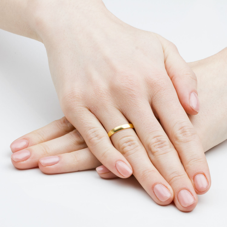 Klasyczne obrączki półokrągłe szerokość 3mm