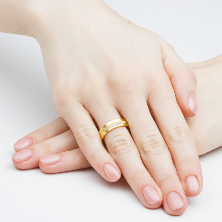 Obrączki ślubne z różowego złota 5.5mm płaskie