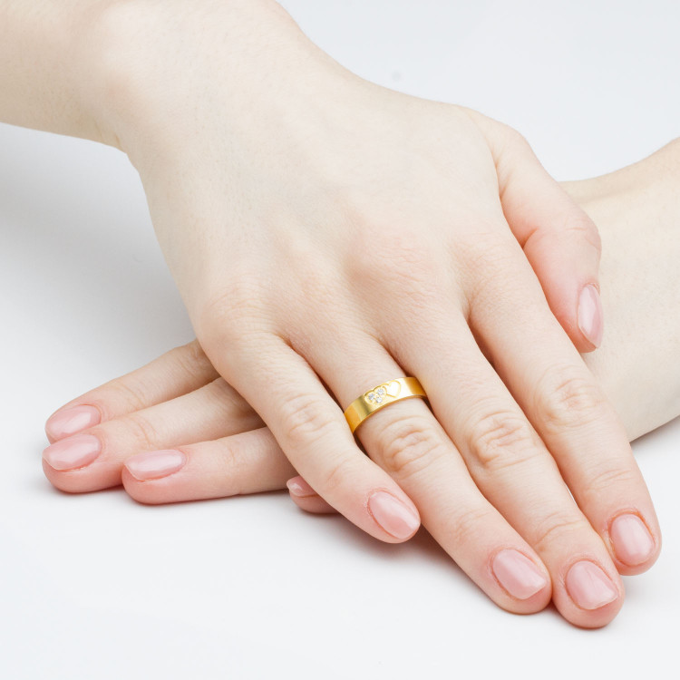 Obrączki ślubne z białego złota 5mm płaskie