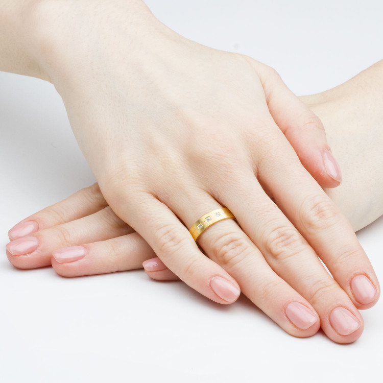 Obrączki ślubne z żółtego złota 5mm płaskie