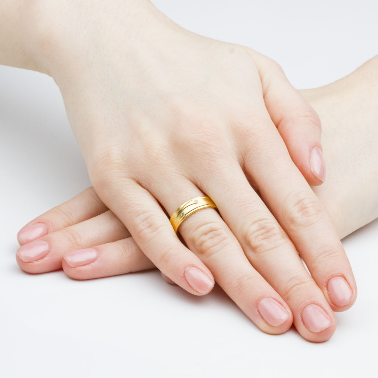 Obrączki ślubne z różówego złota 5.5mm