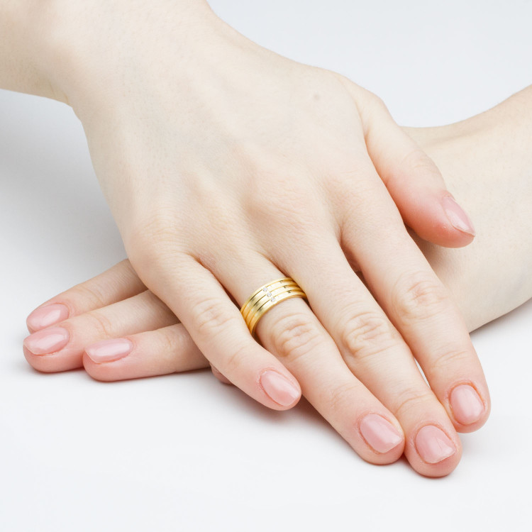 Obrączki ślubne z żółtego złota 7mm