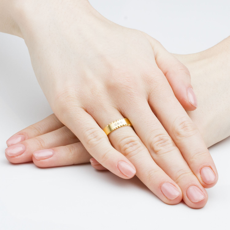 Obrączki ślubne z żółtego złota 5mm