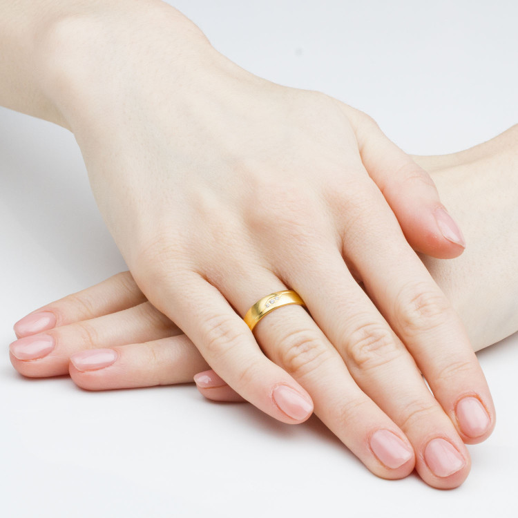 Obrączki ślubne z różówego złota 5mm