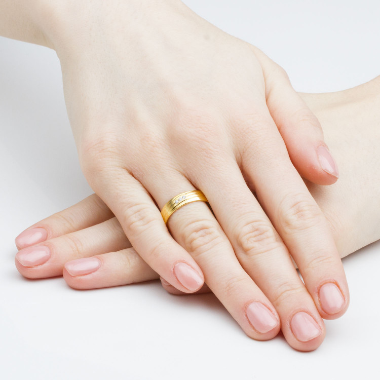 Obrączki ślubne z różowego złota 5mm