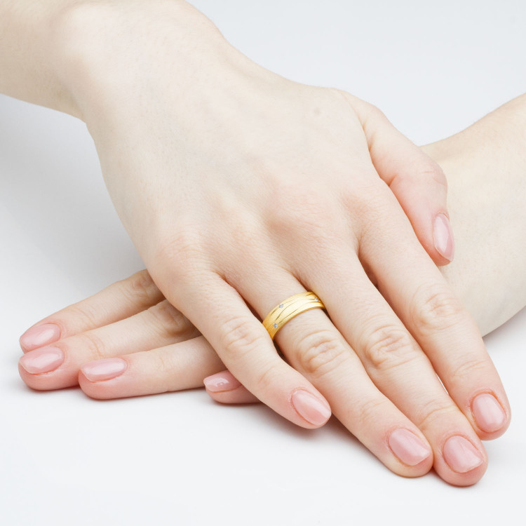 Obrączki ślubne z różowego złota 6mm