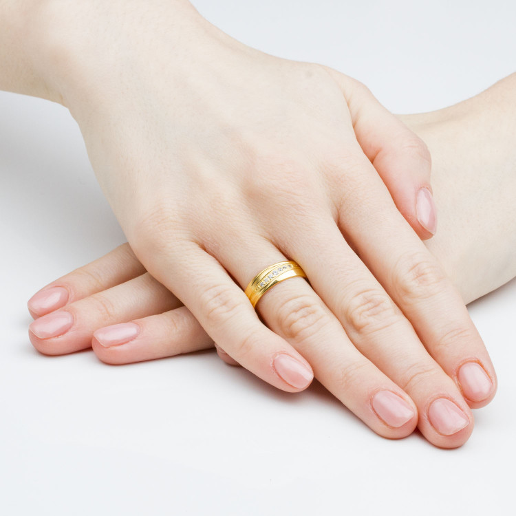 Obrączki ślubne z różowego złota 6mm