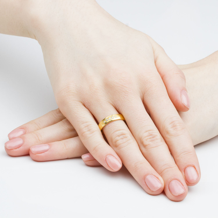 Obrączki ślubne z białego złota 4.5mm