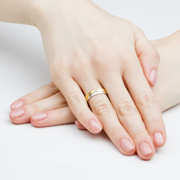 Obrączki ślubne z żółtego złota 4.5mm