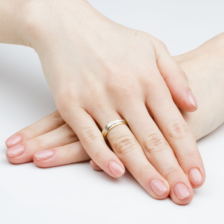 Obrączki ślubne z białego złota 4.2mm