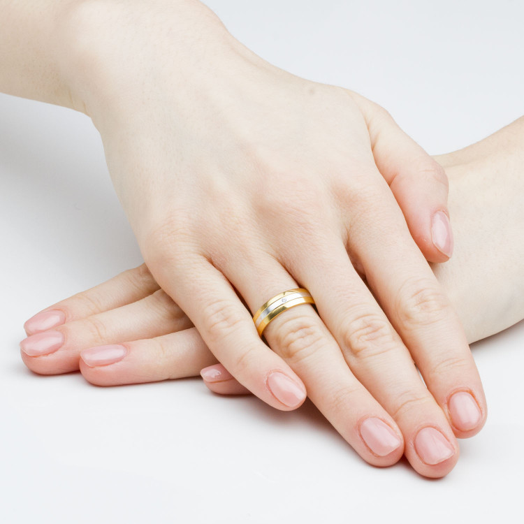 Obrączki ślubne z żółtego złota 5.5mm