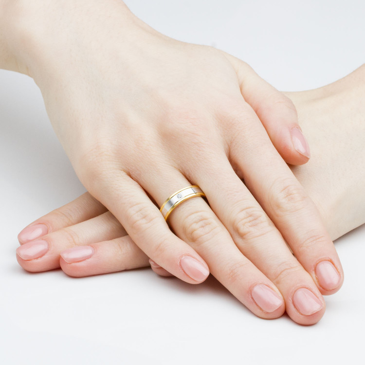 Obrączki ślubne z różowego złota 5mm