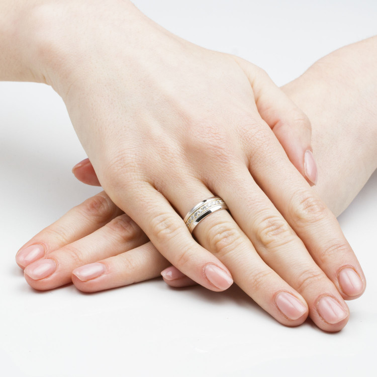 Obrączki ślubne z żółtego złota 6.5mm półokrągłe