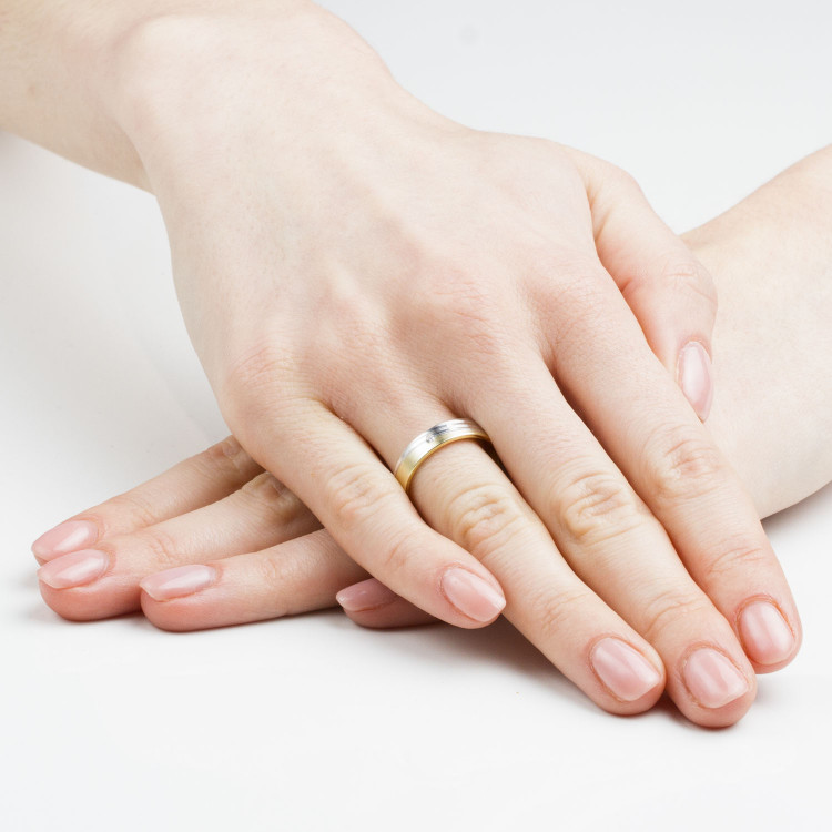 Obrączki ślubne z żółtego złota 4.5mm płaskie