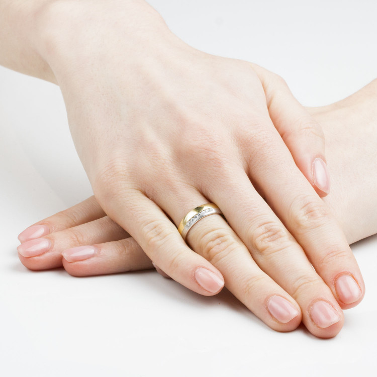 Obrączki ślubne z żółtego złota 5.5mm półokrągłe