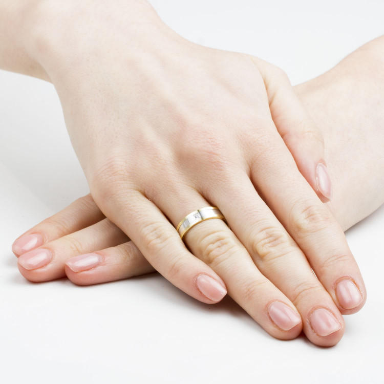 Obrączki ślubne z żółtego złota 5mm płaskie