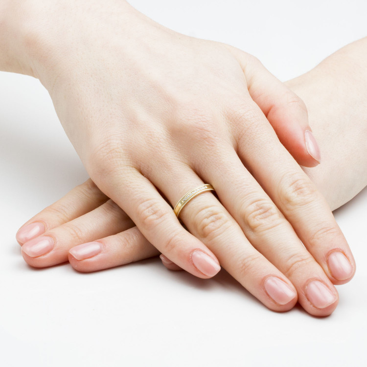 Obrączki ślubne z różowego złota 3mm