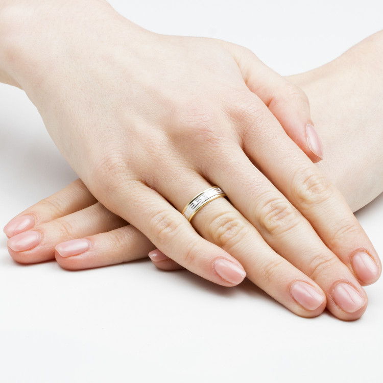 Obrączki ślubne z białego złota 5mm