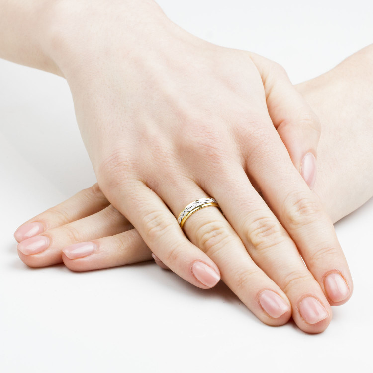 Obrączki ślubne z różowego złota 4,3mm