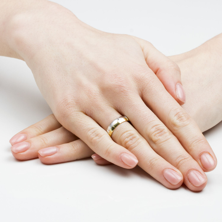 Obrączki ślubne z żółtego złota 5mm