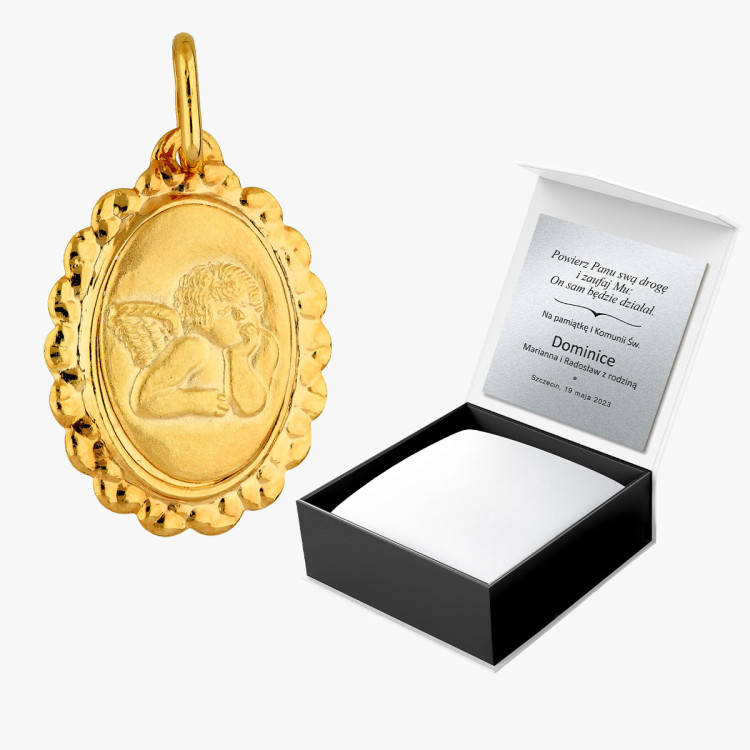 Dall'acqua Zawieszka ze złota medalik