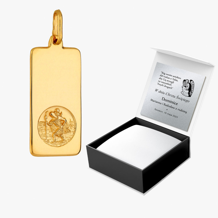 Dall'Acqua zawieszka ze złota medalik