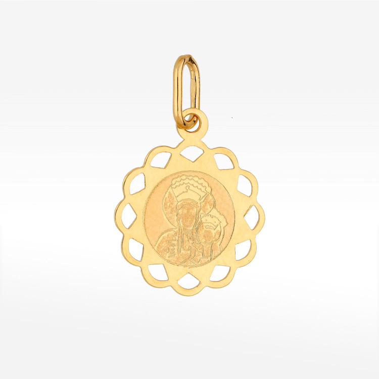 Zawieszka ze złota medalik