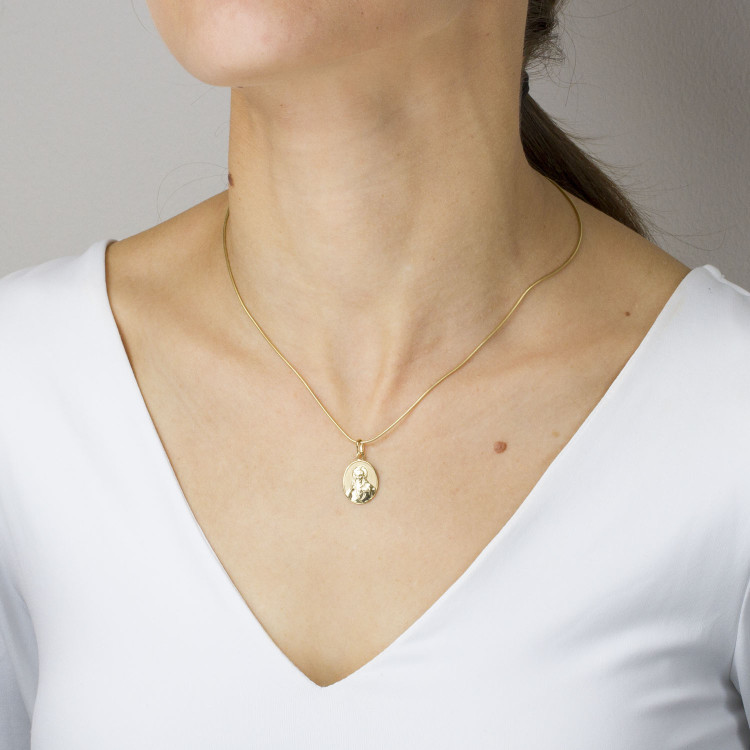 Zawieszka ze złota medalik