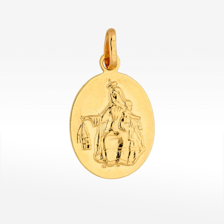 Zawieszka ze złota medalik